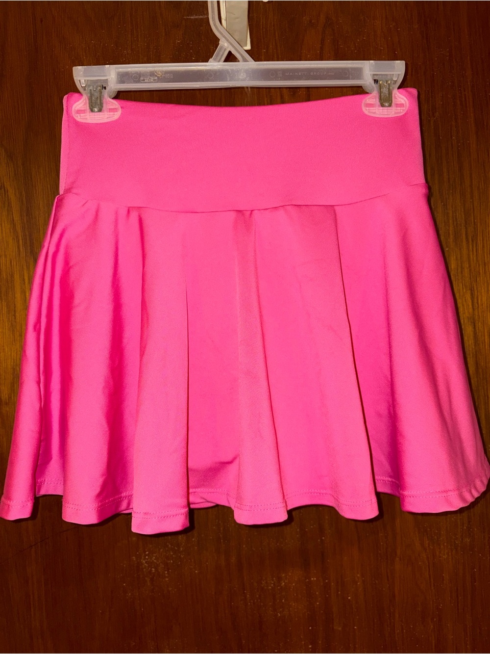 Women’s Pink A-Line Pleated Skort